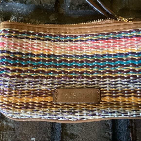 Rosetti Multicolor Wristlet Woven Cosmetic Bag - Picture 2 of 4